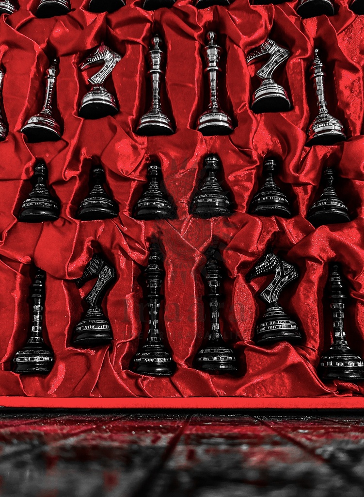 Handcarved Brass Chess Set