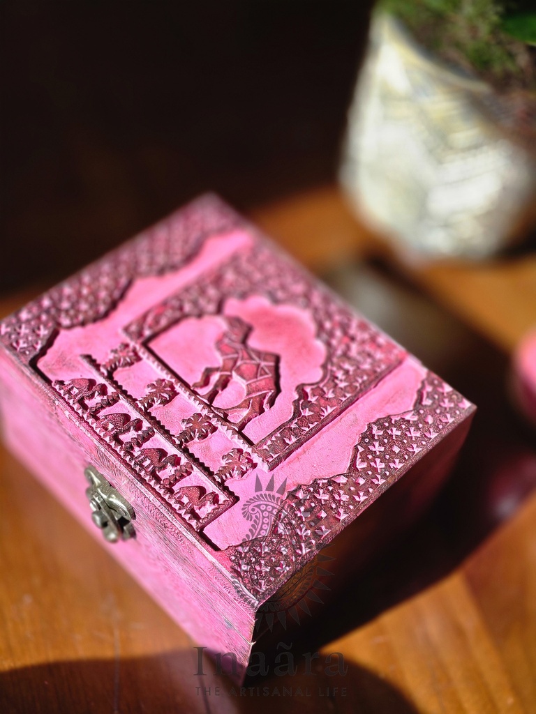 Badawī Handcarved Box by Studio Inaara