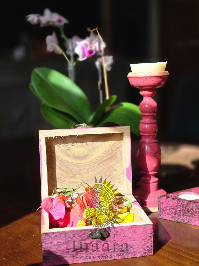 Badawī Handcarved Box by Studio Inaara