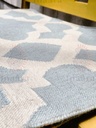 Blue Glitch Handwoven Dhurrie (copy)