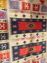 Meena Handwoven Dhurrie - Coral