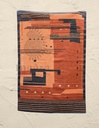 Meena Handwoven Dhurrie - Coral