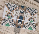 Zaraya White Clutch Bag