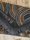 Midnight Masquerade Boho Clutch Bag