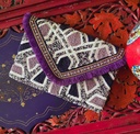 Orchid Dottyback Boho Clutch Bag