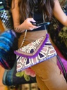 Orchid Dottyback Boho Clutch Bag