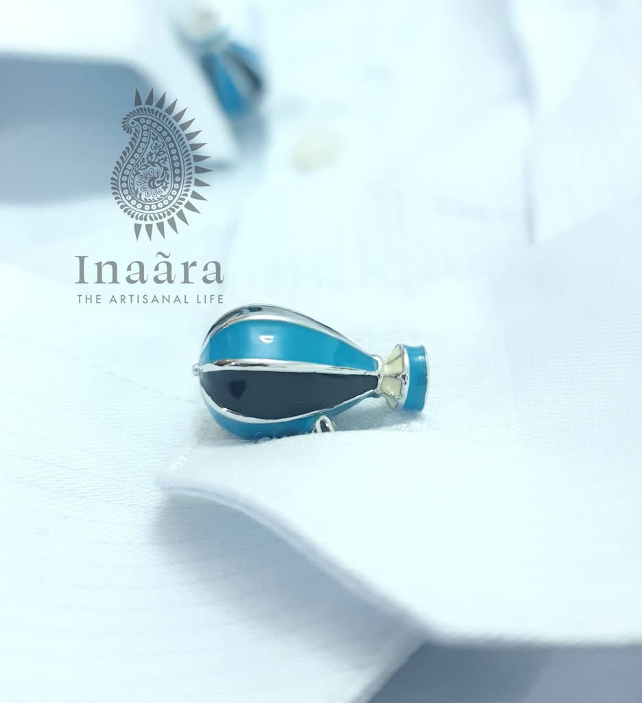 Cappadocia Blue & Silver- Cufflinks