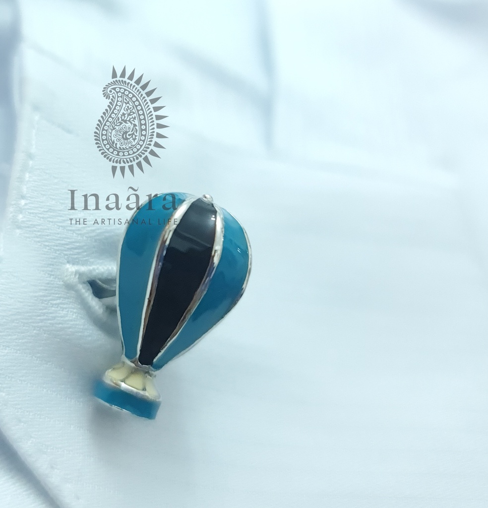 Cappadocia Blue & Silver- Cufflinks
