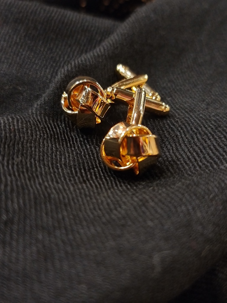 Gold Knot Cufflinks