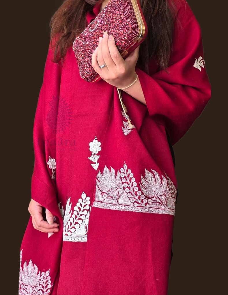 Embroidered Kashmir Shawl