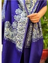 Madhuri Tilla Embroidery Purple Shawl