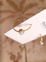 Raw Stone Handcrafted Earrings