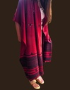 Bhujodi Shawl Chomki Border (Maroon)