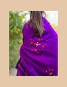 Bhujodi Shawl Chomki Border (Purple)