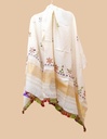 Phulwa Kutchi Shawl with Zari Border