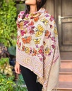 Armaan Embroidered Kashmir Shawl (Beige)
