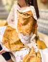 Chowki Embroidered Shawl (Mustard)