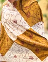 Chowki Embroidered Shawl (Mustard)