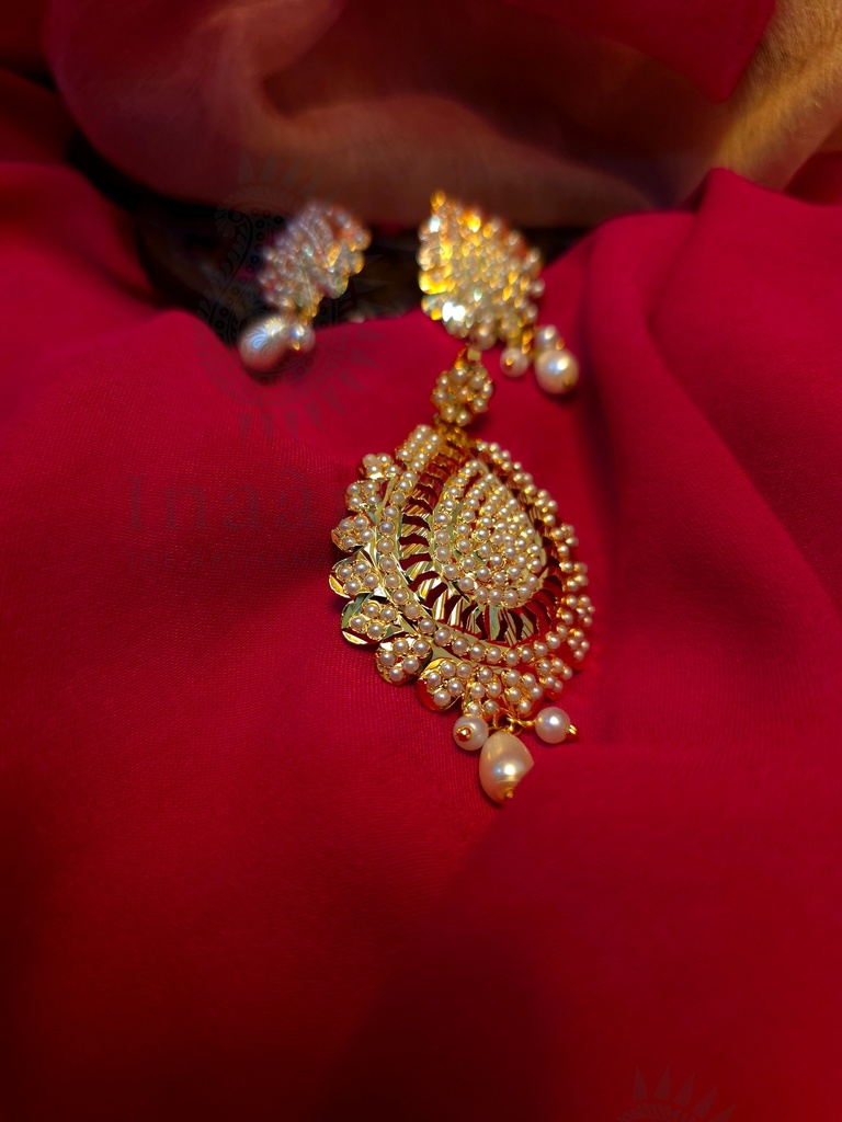 Salma Jadau Pendant Set