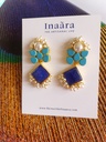 Raw Stone Handcrafted Earrings