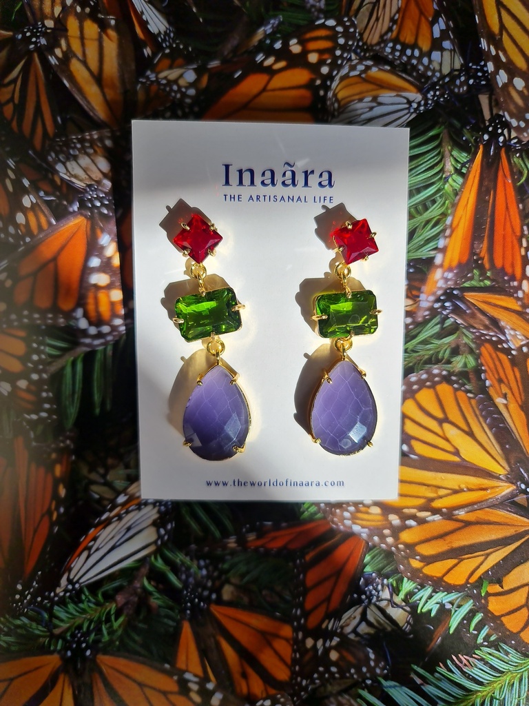 Bespoke statement earrings