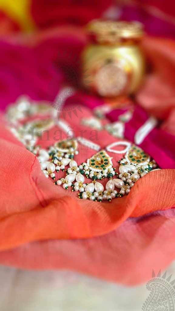 Nirali Necklace Set - Green