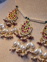 Nirali Necklace Set - Red