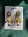 Raw Stone Handcrafted Earrings