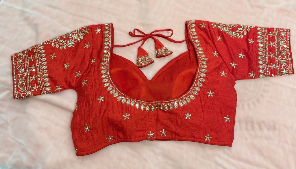 Katori Saree Blouse - Red