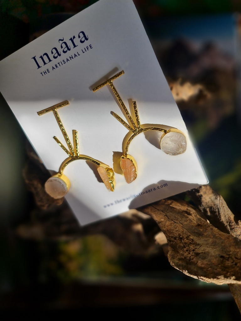 Bespoke statement earrings