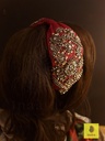 Baroque hand embroidered hairbands