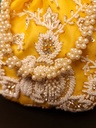 Original zardosi and parsi gara embroided potli bag