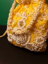 Original zardosi and parsi gara embroided potli bag