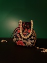 Original zardosi and parsi gara embroided potli bag