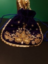 Original zardosi and parsi gara embroided potli bag