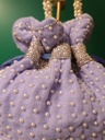 Original zardosi and parsi gara embroided potli bag