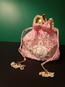 Original zardosi and parsi gara embroided potli bag