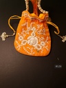 Original zardosi and parsi gara embroided potli bag