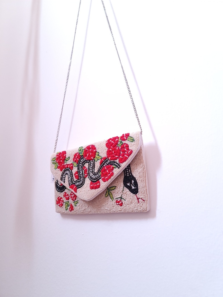 Sequin clutch bag