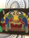 Sequin clutch purse