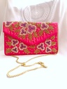 Sequin clutch bag