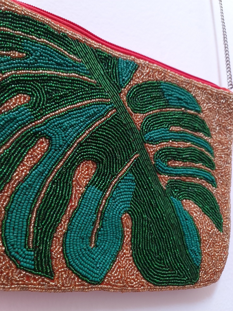 Sequin clutch purse