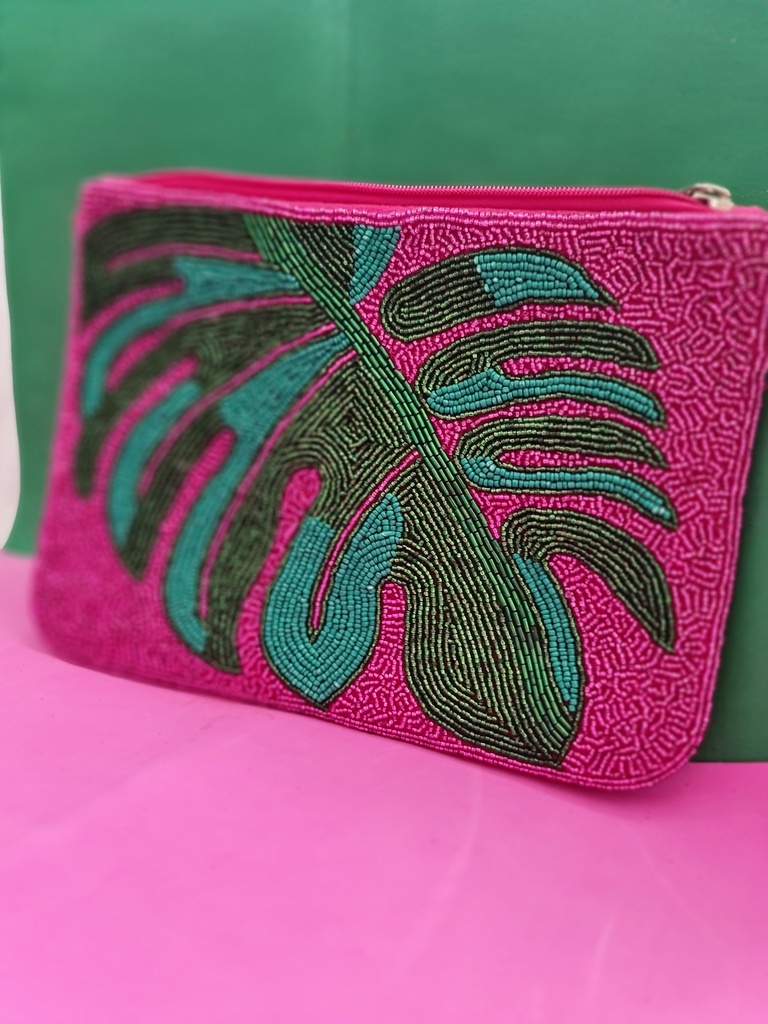 Sequin clutch purse