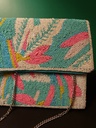 Sequin clutch bag