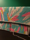 Sequin clutch bag