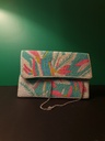 Sequin clutch bag