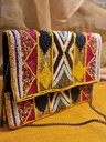 Sequin clutch bag