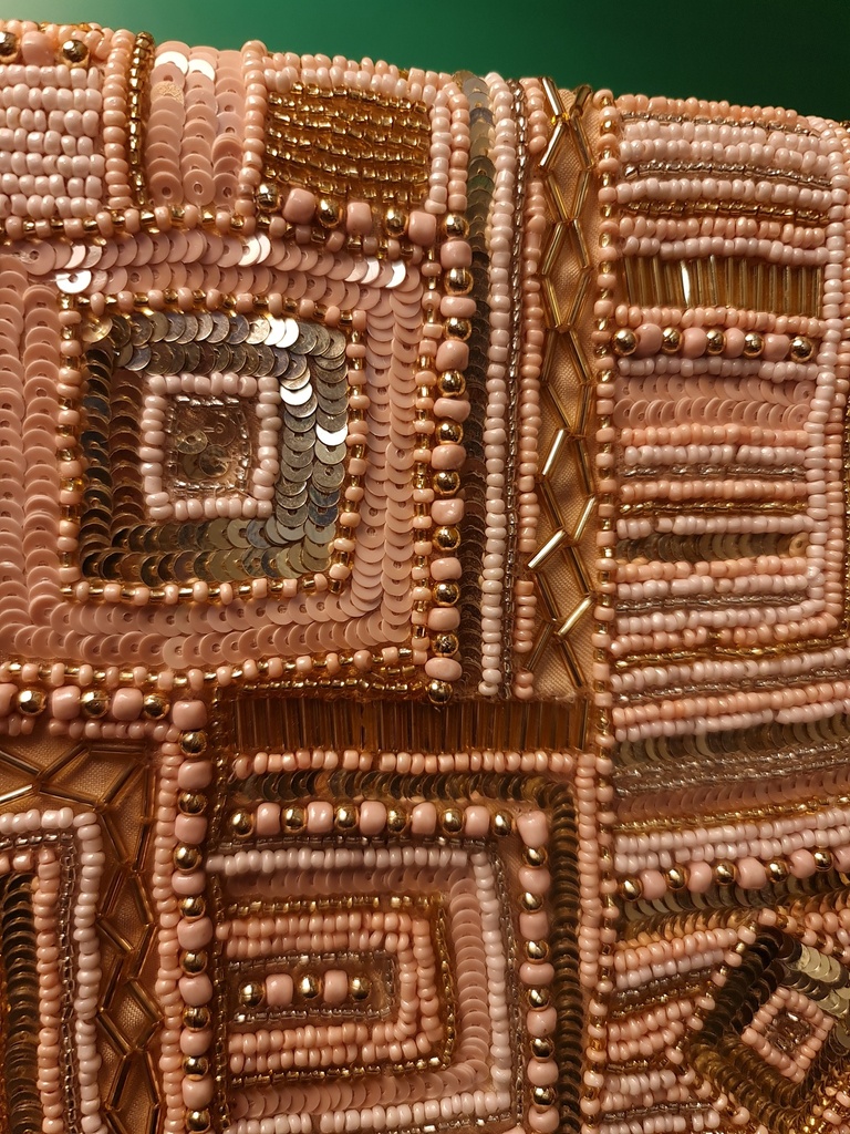 Sequin clutch bag