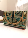 Sequin clutch bag