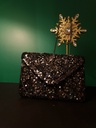 Sequin clutch bag